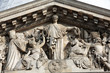 Paris - The pediment of Pantheon.