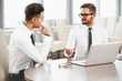 © puhhha - Business People. Successful business partners discuss project