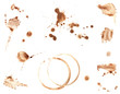 Coffee Splatters And Coffee Ring