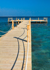 Wall Mural - Jetty into the Blue