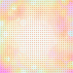 Poster - colorful dotted background