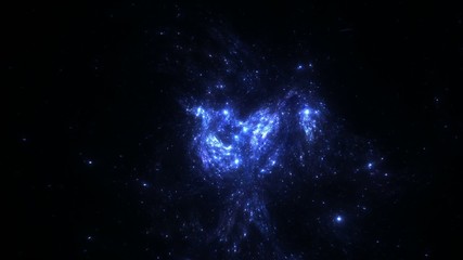 Wall Mural - accelerated expansion of the nebula after supernova explosion