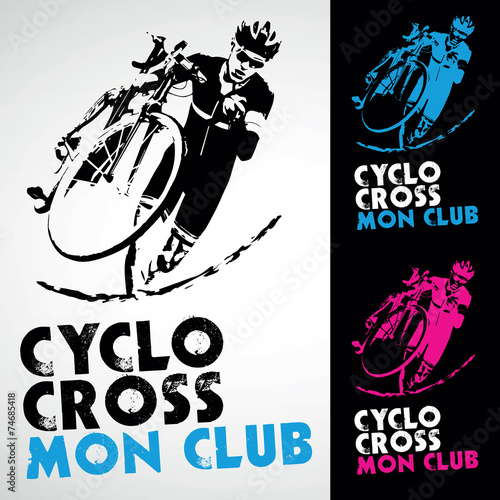 Cyclo Cross Vtt Cycliste Velo Club Logo Stock Vector Adobe Stock Cyclo Cross Vtt Cycliste Velo Club Logo Stock Vector Adobe Stock