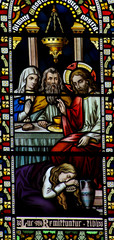 Poster - Mary Magdalene washing the feet of Jesus