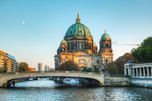 Berliner Dom Cathedral In The Evening