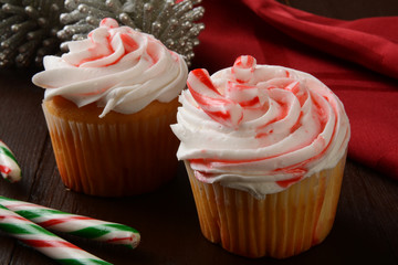 Wall Mural - Christmas cupcakes