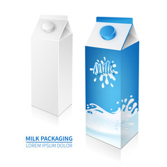 Poster - Package Milk Box