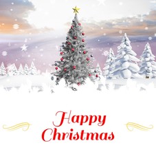 Poster - Composite image of christmas card