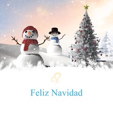 Poster - Composite image of Christmas greeting card
