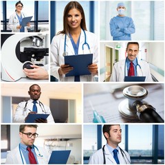 Canvas Print - Medical people at work