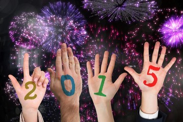 Poster - Composite image of hands