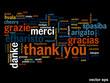 © high_resolution - Conceptual thank you word cloud