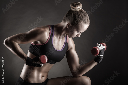 Nowoczesny obraz na płótnie Athletic girl