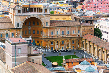 Wall Mural - The Belvedere Courtyard in Vatican City