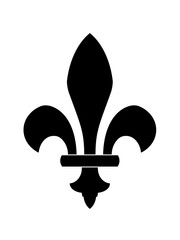 Canvas Print - Fleur de Lys, symbole de la monarchie française