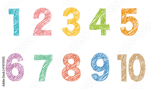 Board z aluminiowym obramowaniem Numery dotykowe kredki