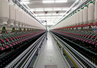 Wall Mural - Textile industry - Spinning