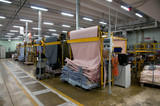 Fototapeta  - Textile industry - Weaving and warping