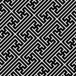 Seamless geometric swastika pattern. Vector