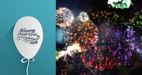 Aufkleber - Composite image of classy new year greeting