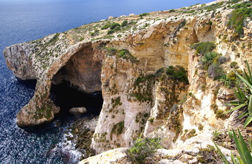 Sticker - The Blue Grotto in Island of Malta