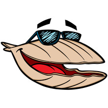 Clam With Sunglasses