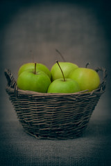 Wall Mural - green apples