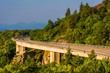 Linn Cove Viaduct, on the Blue Ridge Parkway in North Carolina.
