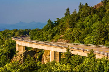 Sticker - Linn Cove Viaduct, on the Blue Ridge Parkway in North Carolina.