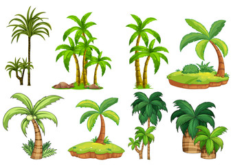 Sticker - Palm trees