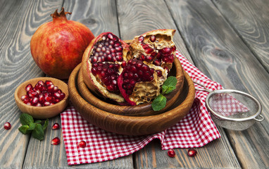 Poster - pomegranates