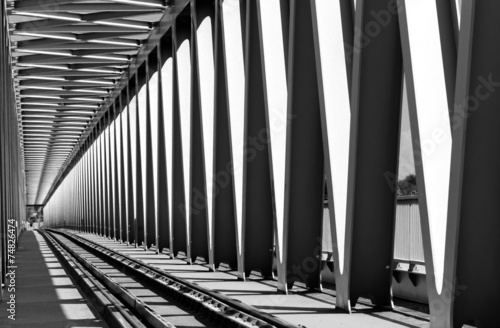 Dekoracja na wymiar  most-kolejowy