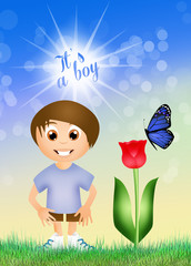 Poster - It's a boy!