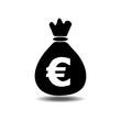 money bag euro icon