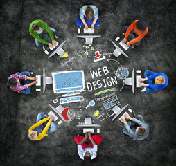Poster - content creativity digital graphic layout webdesign webpage conc