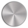 Circular metal button
