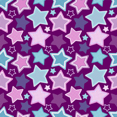 seamless pattern with stars