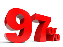 Red Ninety Seven Percent Off. Discount 97%.