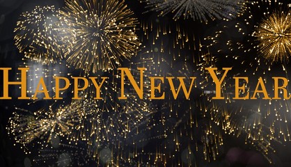 Poster - Composite image of happy new year