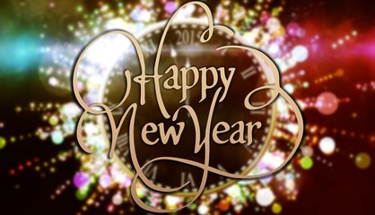 Poster - Composite image of happy new year