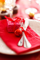 Poster - Christmas Table Setting