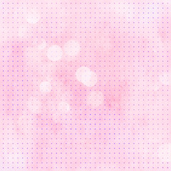 Poster - pink bokeh dotted background