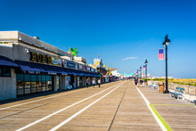 The Boardwalk In Ocean City, New Jersey.