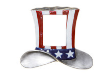 Uncle Sam Hat Cylinder Isolated