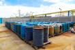 Several barrels of toxic