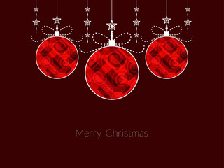 Merry Christmas vector background design.