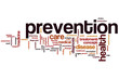 Prevention word cloud