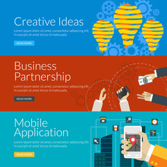 Wall Mural - concept for creative ideas, business partnership