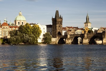 Charles Bridge in Prague, Czech Republic