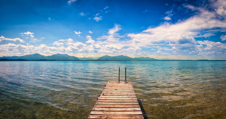 Wall Mural - jetty panorama (17)